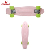 Skateboard Mini Fish Short Board Single Rocker Classic Retro Maple Cruiser complet pour adultes ABEC-11 de Cougar Factory