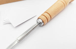 Utensili per Panificazione in Acciaio Inox 304, Accessori per Cottura, Coltello per Tagliare il Pane, Lame Artigianale in Legno per Pane - Product Image 5