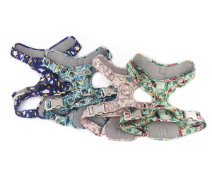 אביזרים לחיות מחמד pecheras para perro אופנה דפוס מותאם אישית לחיות מחמד אפוד טיולים רגליים לא למשוך הרצועה כלב ולרתמות - Product Image 4