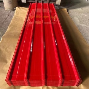 Гофрированный кровельный лист Galvalume с цинковым покрытием, производство стали, Z20g-Z275g гофрированный оцинкованный лист с цветным покрытием - Product Image 3