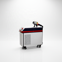 Machine de nettoyage laser refroidie par air 500W 300W pour le nettoyage de machines lourdes et de transformateurs