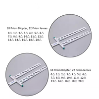 Optometry Retinoscopy Rack Set Prism Board Lens Ophthalmic Trial Glasses Optical Eyesight Examination Eye Occluder Optics Tool