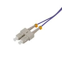 Venta caliente LC SC MM OM4 DX Conector LC/UPC a SC/UPC OM4 50/125 Cable de conexión de fibra óptica dúplex multimodo Equipo de fibra óptica