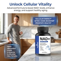 Capsules végétaliennes OLLI OEM NAD+ pour hommes, stimule l'énergie cellulaire, la vitalité et la longévité