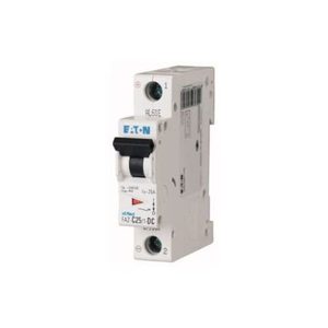 เบรกเกอร์ Eaton FAZ 2A 1P 125V DC แบบ C-Curve ได้รับการรับรองมาตรฐาน UL 489 สำหรับระบบไฟฟ้ากระแสตรง - Product Image 1