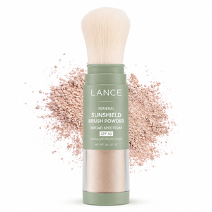 Private Label Vegan Broad Spectrum UVA UVB Protection <strong>SPF</strong> 50 Mineral Sunscreen <strong>Powder</strong> With Brush for Sensitive Manufacturer - Product Image 1