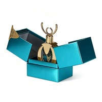 Boîte rigide portable personnalisée avec logo imprimé pour échantillons d'huiles essentielles et de parfums, doublure en éponge, poignée, fermeture magnétique, étanche