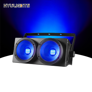 RGBWAUV 6in1 200W COB Par Stage Light 2x100W Audience <strong>Blinder</strong> Strobe Wash Beam DMX512 for DJ Disco Live Show Party - Product Image 1