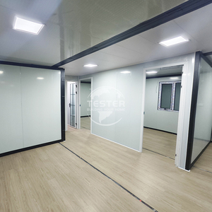 Casa Prefabbricata Personalizzata <span class=keywords><strong>in</strong></span> Container da 20 Piedi, Appartamento Espandibile con Due Camere da Letto, Stanza Capsula Pieghevole per Esterni - Product Image 4