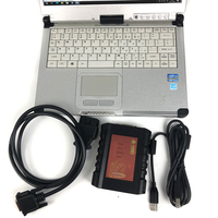 CF C2 portátil + para Sinotruck DENSO Common Rail Engine para Sinotruck EOL OBD Heavy Duty Truck herramienta de diagnóstico con CF C2 portátil
