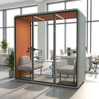Cabine de travail insonorisée, silencieuse, acoustique, pour réunions, cabine téléphonique, pod de réunion, cabine musicale