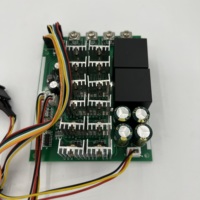 Contrôleur de vitesse de moteur PWM HHO RC 16 DC 10-55V 12V 24V 36V 48V 55V 100A avec interrupteur de commande inversée et affichage LED