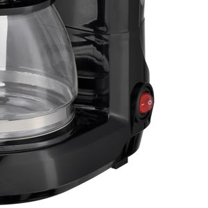 Petite cafetière à filtre en verre, machine à café compacte avec filtre réutilisable, plaque chauffante et pot à café pour la maison et le bureau - Product Image 3