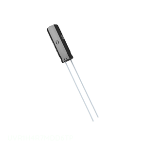 Distribuidor Autorizado UVR1H4R7MDD6TP Condensador de Aluminio de 4.7 uF, 20%, 50V, Tipo RADIAL TH - Product Image 1