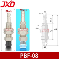 Ventouse à soufflet de type Convum PBF-08-N, ventouse NBR 8 mm pour machine d'emballage