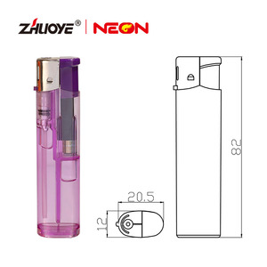 Điện tử khí bật lửa thời trang Thuốc lá nhẹ hơn dùng một lần hiển thị hộp nhựa hiện đại biển nến thuốc lá cắm trại nhẹ hơn - Product Image 5