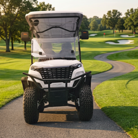 Voiturette de golf classique à siège épais, design populaire, buggy de tourisme, chariot de golf au lithium – Marchés USA, Espagne, Italie