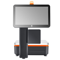 Kamera AI Pintar Supermarket yang Dapat Disesuaikan, Layar Sentuh, Desain Bluetooth, Windows All-in-One POS, Printer Label Timbangan, OIML III