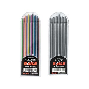 Recharges de mine de crayon mécanique en résine noire 2B 2,0 mm de haute qualité pour <span class=keywords><strong>dessin</strong></span>, écriture, artistes et étudiants - Product Image 1