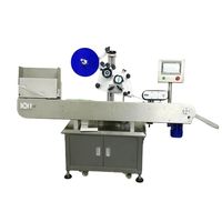 Machine d'étiquetage horizontale pour petits tubes, machine d'étiquetage automatique pour bouteilles avec alimentation automatique