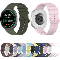 Kleurrijke gespsportarmband vervangende band voor Samsung Galaxy Watch 9 40mm 44mm Officiële stijl siliconen horlogeband