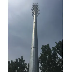 High Mast Lighting Tower 20m 25m 35m 40m 45m 55m 60m 65m 70m 75m 80m Self-Propelled Lifting Operation LED Flood Mobile Lighting High Mast Tower