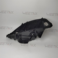 Carcasa de Faro Delantero Weetax Auto Parts, Material PP, Base Trasera Negra, LED Completo para F10 2011-2016