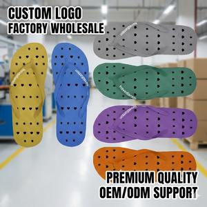 Tongs de Douche en PE Souple avec Logo Personnalisé, Vente en Gros Usine, Sandales de Salle de Bain à Séchage Rapide, Antidérapantes avec Trous de Drainage, OEM - Product Image 1