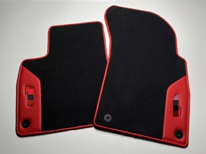 Tapis de sol en nylon premium sur mesure pour Ferrari 488 GTB Pista Spider, tapis de voiture de luxe épaissis avec logo couleur personnalisé - Product Image 3