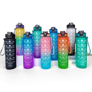 Wholesale Hot Popular Custom Gym <b>Sports</b> Portable 1000Ml 32 Oz Plastic Water <b>Bottles</b> With Logo for Adults - Product Image 2