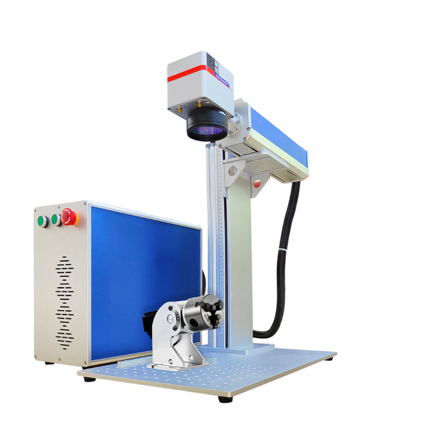 KINDLELASER New 50W Fiber Laser Marking Machine AI CNC Stand-Alone Configuration 0.001mm Accuracy Easy Operate LAS/DXF/DST