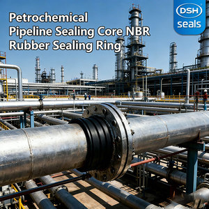 Sellos para equipos de extracción de petróleo OEM - Piezas de caucho NBR/HNBR moldeadas a medida, 10,000 PSI, larga duración, marca <span class=keywords><strong>DSH</strong></span> para herramientas de perforación y superficie - Product Image 2