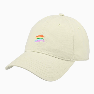 Gorra de Béisbol Minimalista con Bordado de Arcoíris para Mujer, Gorra de Algodón Suave, Estilo Casual, Ajustable, para Uso Diario y Actividades al Aire Libre - Product Image 5