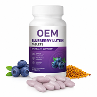 Comprimés de calcium HMB OEM pour améliorer la densité osseuse, complément antioxydant sans gluten, marque privée pour femmes