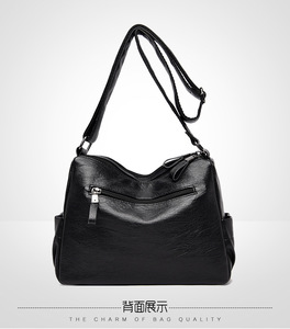 Women <b>Soft</b> <b>Leather</b> Luxury Handbag Messenger Fashion Shoulder Crossbody <b>Bag</b> Ladies Designer Classic Purse Handbag - Product Image 5