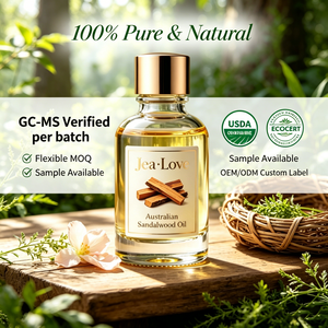 Aceite Esencial de Sándalo Australiano Puro y Natural (Santalum Spicatum) para Cosméticos, Difusores, Perfumes, Materia Prima OEM, Suministro Estable - Product Image 1