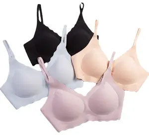 One-Piece Ice Thread Comfort Bra Breastfeeding Underwear - China  Breastfeeding Underwear and Breast-Feeding Bra price