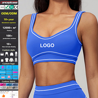 Soutien-gorge de sport pour femme, débardeur court de yoga et fitness, vêtements de sport extensibles, fabricant et fournisseur OEM