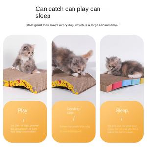 Atacado Gato Interativo Brinquedo Garra Placa Substituível Núcleo Interno Em Forma de Tigela De Papel Ondulado Litter <span class=keywords><strong>Cat</strong></span> Tree <span class=keywords><strong>Scratcher</strong></span> - Product Image 3