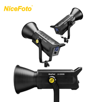 NiceFoto LV-2000B 200W Équipement d'éclairage photographique pour appareil photo Kit d'éclairage vidéo LED RVB pour le tournage Tik Tok