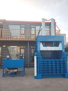 פסולת נייר גרוטאות קרטון יכול להתערבל מכונת לחץ בלר מחיר מכונת דחיסה פלסטיק אלומיניום יכול דחיסה - Product Image 3