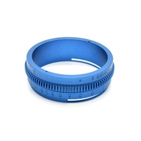 Anneaux de mise au point d'objectif d'usinage CNC fraisés en aluminium anodisé OEM pour ensembles d'accessoires d'appareil photo
