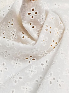 Tela 100% Algodón Puro, Bordada a Máquina, Orgánica, Ligera, Versátil para Vestidos, Camisas y Bolsos, Gran Venta - Product Image 4