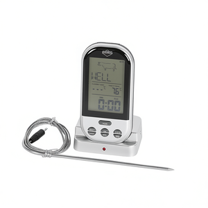 KCHENPROFI เครื่องวัดอุณหภูมิแบบดิจิตอลสำหรับการย่าง ใช้ได้สูงถึง 250 องศาเซลเซียส พร้อมหัววัดและขาตั้งสำหรับการปรุงเนื้อสัตว์ - Product Image 2