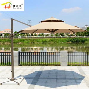 Parasol romain cantilever de grande taille pour jardin et plage, personnalisable avec impression de logo, vente en gros <span class=keywords><strong>d</strong></span>'usine, parasols et bases pour terrasse - Product Image 5