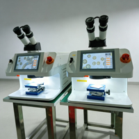 Machine de soudage au laser pour bijoux de 200 W avec microscope, taille mini