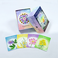 Fabrication en gros de cartes de tarot Oracle de luxe en papier écologique, style féerique, personnalisées, style esthétique féminin