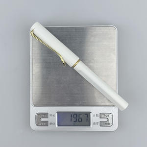 豪华风格马卡龙中性笔套装 握感舒适 塑料 0.5 毫米 黑色墨水 可定制徽标 专业 - Product Image 5