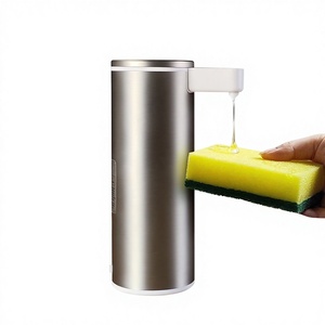 Distributeurs automatiques de savon liquide de haute qualité, originaux d'usine, en acier inoxydable brossé, pour la salle de bain, la cuisine <span class=keywords><strong>et</strong></span> la maison - Product Image 1