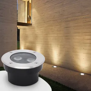 Ip65 Không Thấm Nước 3W Tầng Lõm Sàn inground Spotlight Ngoài Trời Cảnh Quan Mặt Đất Chôn Đèn LED Ánh Sáng Ngầm